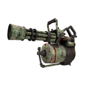 Bank Rolled Minigun (Battle Scarred)