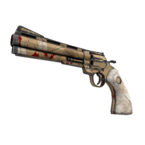 Cardboard Boxed Revolver (Battle Scarred)